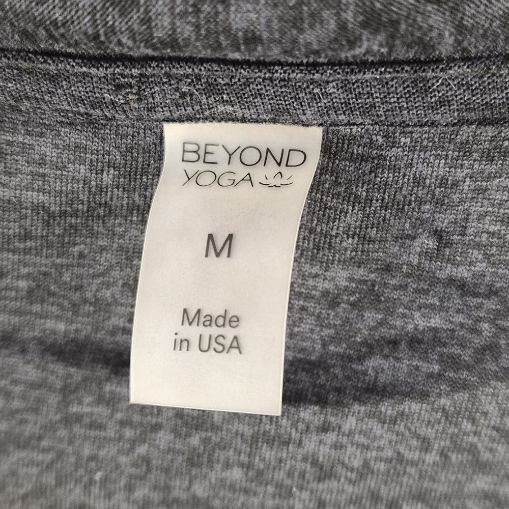 Beyond‎ Yoga Pajama Button Front Top Dark Grey Lounge Sleepwear NWT Size M - Picture 4 of 7